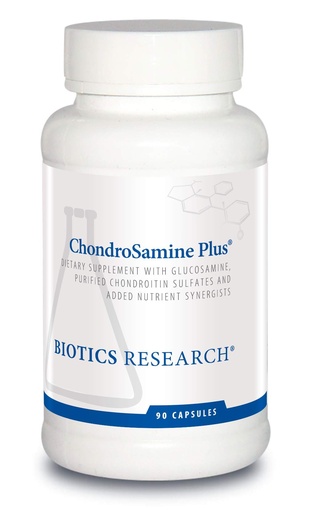 [BRSWIYL3AIABEAIZ] BIOTICS RESEARCH ChondroSamine Plus Glucosamine Plus Chondroitin, MSM, Vitamins and Minerals, Joint & Connective Tissue Support, Healthy and Ease of Movement. 90 Capsules