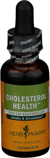[BRSWIY35AIIGYHI5] Herb Pharm Cholesterol Health Herbal Liquid Formula для серцево-судинної та кровоносної підтримки - 1 Ounce