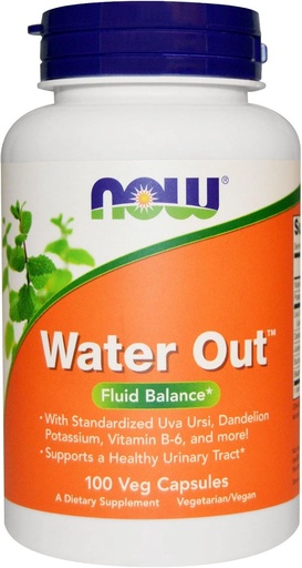 [BRSWIZTYCZ4AMDDO] Now Foods, (2 csomag) Water Out, Fluid Balance, 100 Veggie Caps
