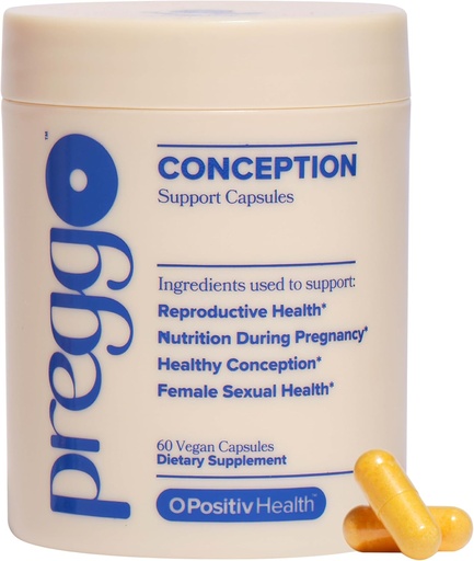 [BRSROCQDARYRGALO] O Positiv Preggo Pendukung Kapsul untuk Perempuan - OBGYN - Formulated Prrenatal Vitamin dengan Clinicley- Studied Ingregents - CoQ10, N-Acetyl Cystein - Perempuan Kesehatan Seksual, 60 Ct (Paket 1)