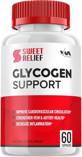 [BRSRAAYEOF7WMCAZ] (1 Pack) SweetRelief Glycogen – Sweet Relief Capsule Cleaner, SweetRelief Pills, Advanced Formula for Overall Wellness, Sweet Relief Glycogen Reviews, 60 Capsules