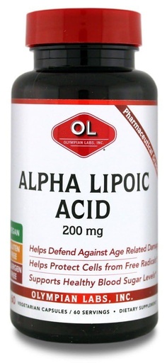 [BRSWIYQPB56WOFTE] Olympian Labs Alpha Lipoic Acid 200 Mg, 0.15 Pounds