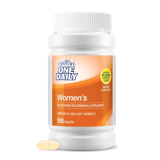 [BRSWIZQGAZ7AEH3M] 21st Century One Daily Women's Tablets, 100 Count