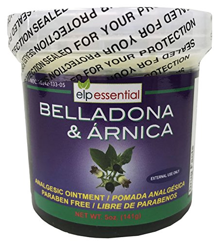 [BRSWKHD2PMGAIGDO] Belladona and Arnica Analgesic Ointment 5 oz (141g) Paraben Free