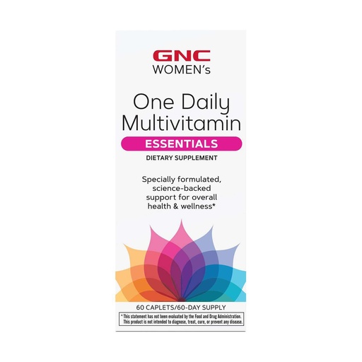 [BRSW2BAFOQHQKE3O] GNC Women's One Daily Multivitamin Essentials | 60 Caplets
