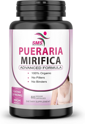 [BRSWGAITBYCWOAY7] Pueraria Mirifica (Kwao Krua Kao) Supplement Pills - Pure Root 10: 1 Concentrated White Extract Powder from Thailand, Premium Organic - Promotes Women 's Health - 60 Veggie Capsules.