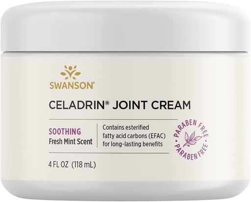 [BRSWIY36BQHQKDDA] Swanson Celadrin Joint Cream 4 fl Ounce (118 ml) Cream