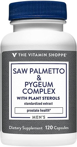 [BRSRMCTYOQIA2DY4] The Vitamin Shoppe Saw Palmetto & Pygeum Complex (120 Capsules)