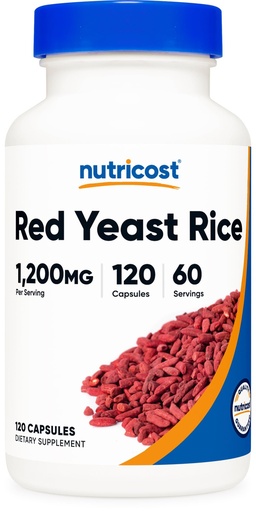 [BRSW2HYTC4JWM337] Nutricost Red Yeast Rice 1200mg, 120 Capsules - 60 Serv, Veggie Caps, Non-GMO, Gluten Free