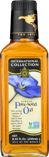[BRSWYGL5BEIGMAL6] International Collection Oil Flax Seed - 8.45 OZ (Pack of 3)