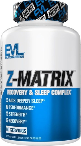 [BRSWGFAZCEPAKGYY] EVL Post Workout Recovery Supplement - Magnesium og zink - ZMatrix Zink Magnesium Aspartatmuskel Recovery Supplement for søvn støtte og muskel sundhed