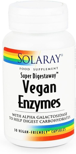 [BRSWIY32AR7RM3TK] Solaray Vegan Enzymes 30 capsule
