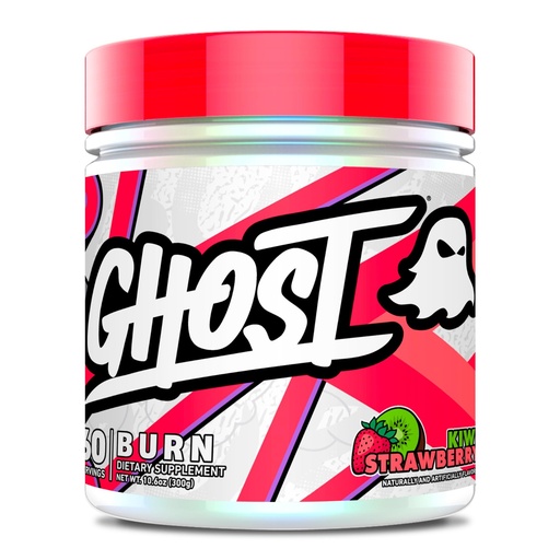 [BRSROCD7CICGEEL6] GHOST Burn Weight Management Powder, Kiwi Strawberry (60 Servings) - Metabolism & Energy Support Supplement for Men & Women - Natural Caffeine, L-Carnitine & L-Tyrosine - Soy & Sugar-Free, Vegan