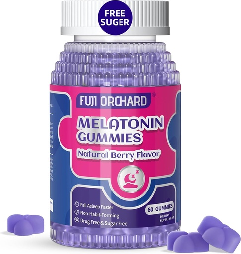 [BRSROAQPOAHQ2CDD] Melatonin Gummies 20mg - Natural Sleep Aid - Sleep Supplement - Sugar Free melatonin Gummies Match with Magnesium Helps You Fall Asleep Faster and Stay Asleep Longer - 60 Gummies Vegan