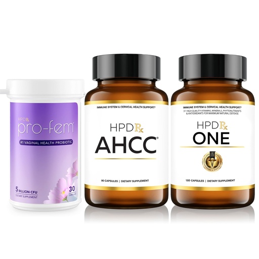 [BRSW2ZIHAAPAEHIZ] HPD Rx AHCC, Pro Fem, & ONE Bundle for Women