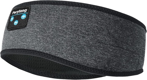 [BRSRMA36A4NAK233] Perytongの睡眠のヘッドホーン、無線ヘッドホーンBluetoothのヘッドバンド、側面の眠る人のための睡眠のイヤホーン、伸縮性がある音楽睡眠のヘッドバンド、ASMRの無線目のマスクの技術のガジェットのギフト
