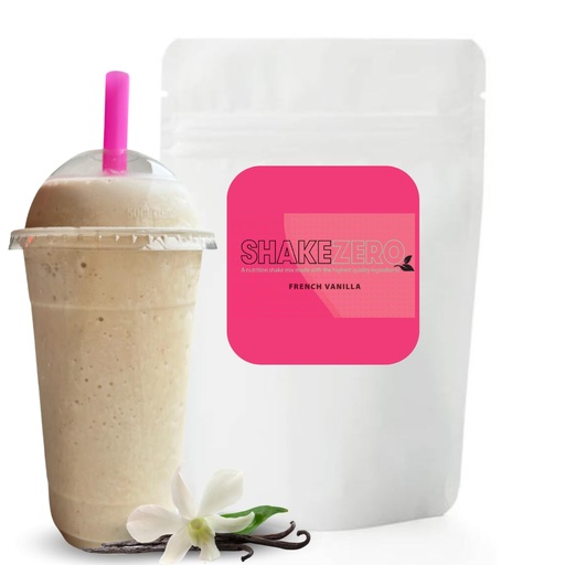 [BRSROEIRO4GQK3DZ] Shakezero French Vanilla (1-5lb Pkg) ~ Plant-Based Protein Powder Meal Replacement Shake Mix
