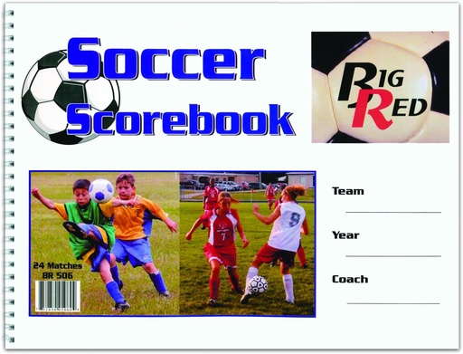 [BRSWIYARBQCBCGDY] Big Red Soccer Scorebook