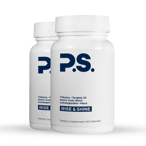 [BRSRAYD6DMBGGF3F] PS Natural Testosterone Booster for Men - Premium D3 and Zinc Supplements for Men with Tribulus, Horny Goat Weed, and Tongkat Ali - Test Booster and Energy Supplements (120 Capsules)
