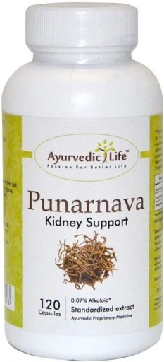 [BRSRAAIZAEPWACT4] Herbal Punarnava Capsules 350mg Capsules, Natural, Supports Kidney Function, Gut Health & Healthy Digestion -120 Count