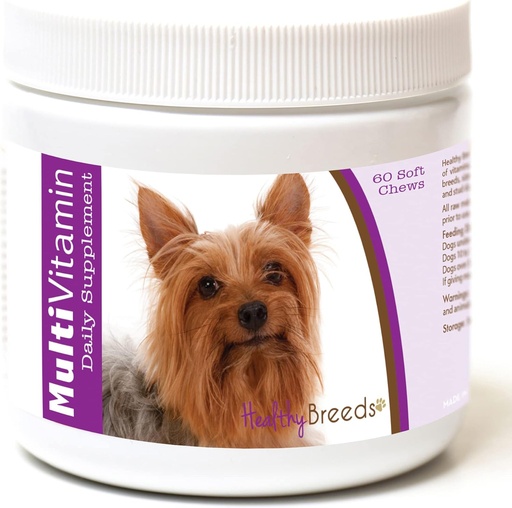 [BRSWIHILA4MBMH3Y] Healthy Breeds Silky Terrier Multi-Vitamin Soft Chews 60 Count