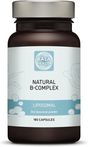 [BRSRA237A5YQYDLL] Naturlige Liposomal B komplekse kapsler med alle 6 vigtige B vitaminer (180)