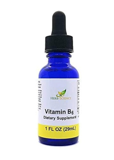 [BRSWGGTQA4CWMDY6] Liquid Vitamin B6 Drops - Pyridoxine Extract Dietary Supplement to Support Brain Function, Immunity, Nervous System, Heart Health, Metabolism - 500% DV, 36 Servings per Bottle - 1 fl. oz.