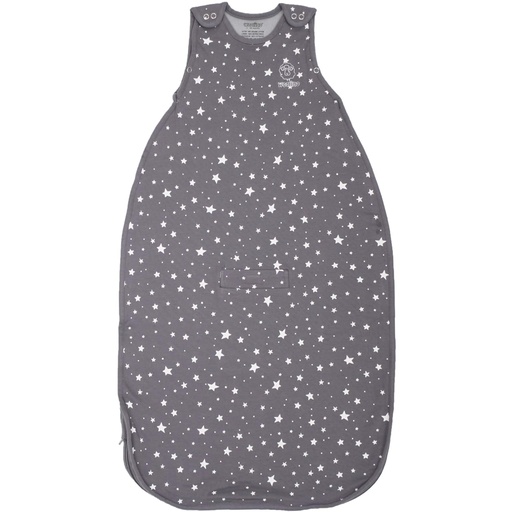 [BRSWYFQBPIDRUFD4] Woolino Toddler Sleeping Sack, 4 Season, Merino Wool and Organic Cotton, Baby Sleep Bag, 2-4 Years, Star Gray