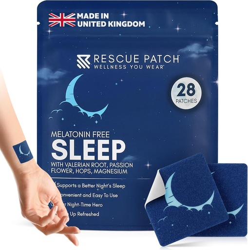 [BRSROC34CINB42DO] Sleep Patches for Adults Extra Strength | Natural Sleeping Patches for Adults | Melatonin-Free Sleep Patch for Relaxation and Restful Night – Long-Lasting Formula