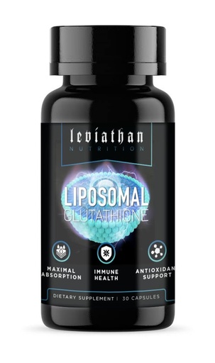 [BRSRAAQNAR7QKC3L] Leviathan Nutrition Liposomal Glutathione Capsules, 30 Count, Maximal Absorption, Immune Health, Antioxidant Support