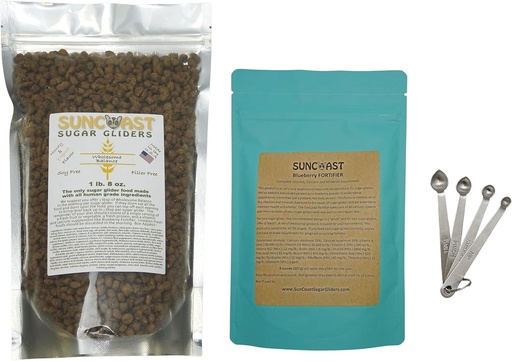 [BRSW22QCBEPBOYLZ] Sugar Glider Essential Nutrition Pack Food and Calcium Supplement (Wholesome Balance Honey Yogurt)