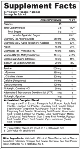[BRSROGQDCAHQK3LV] G Fuel Energy Drink Powder, Pre Workout Caffeine Mix for Gaming, Sugar Free Focus Amino, Vitamin + Antioxidants, 9.9oz (Citrus Green Tea, 40 Servings)