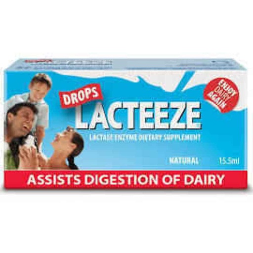 [BRSWIZI7C4NBSDTK] Lactase Enzyme Lacteeze Drops 15.5 ml Liquid by Gelda Sci (1)