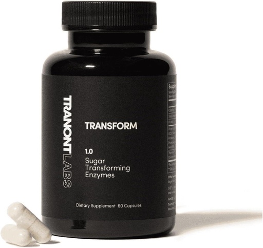 [BRSROCAQCUHBS3DJ] Tranont Transform | 60 Capsules | Supports Overall Health and Can Support Skin Care | Energy Booster Supplement | Plant-Based Enzymes for Health and Wellness | Supports Mental Clarity and Focus