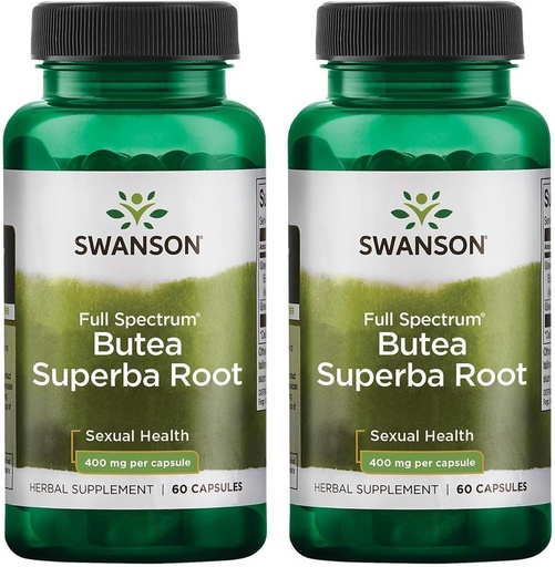[BRSWGZIDOJ5RG3AY] Swanson Butea Superba Root Full Spectrum Intimacy & Sexuelle Unterstützung 400 Milligramme 60 Kapseln (2 Pack)