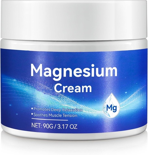 [BRSRAZYBBMNWMA3U] Magnesium Lotion - Magnesium Oil for Feet with Vitamin E - Organics Magnesium Body Butter for Promotes Deep Relaxation, Soothes Muscle Tension, Enhances general Well-Being