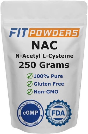 [BRSROYIDARYWOGTD] NAC Powder N-Acetyl L-Cysteine Powder Scoop Included (250 Gram)