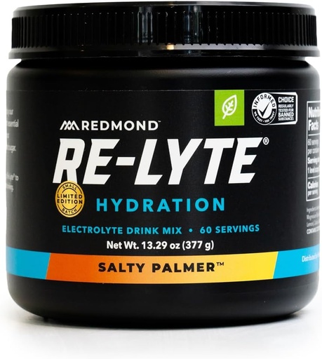 [BRSRAFLQAEHRMYDO] REDMOND Re-Lyte Hydration Electrolyte Mix Powder Limited Edition (Salty Palmer)
