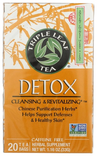 [BRSWGZICAV7QGF3P] Triple Leaf Detox Tea - 20 bags (Pack of 2)