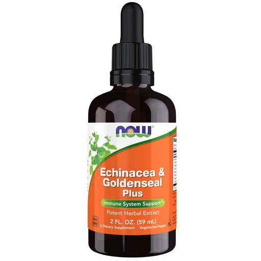 [BRSWIYQIOANAEGDE] NOW Foods Supplements, Echinacea & Goldenseal Plus with Dropper, Immune System Support*, 2-Ounce