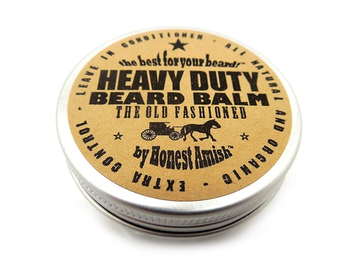 [BRSWIEIZOQFQ2CLK] Honest Amish - Heavy Duty Beard Balm - 2 Ounce - Beard Conditioner