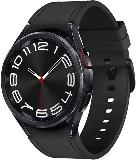 [BRSROBAFBEDQICDK] Samsung Galaxy Watch 6 Classic 43mm Smartwatch with Rotating Bezel, Fitness Tracker, Advanced Sleep Coaching, Heart Monitor - Black (Renewed)