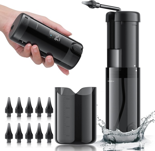 [BRSRAFAOAAPQYHTP] Ear Wax Removal - Electric Ear Cleaner, Ear Cleaning Kit with 5 Pressure Modes, Safe and Effective Ear Cleaning Tool, Ear Irrigation Flushing System with USB Rechargeable