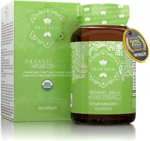 [BRSWKHQAA55BUF3E] Organic Amla Capsoles – วิตามินซี USD Organic Certific Certific | Und Food Profile C  Amalaki Supplement | devived from amla founds | lyn lyn Augustry | Ayurvda  60 60 amala Pilts