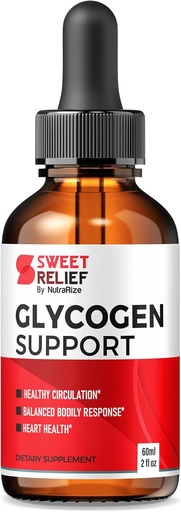 [BRSRAZQTPIAWMCI2] NutraRize Sweet Relief Glycogen & Joint Support Drops, Sweet Relief Detox Support Cleanse Renew, Sweet Relief Hair Prostate and Body Health for Fungus Advanced Support Formula (30 Servings)