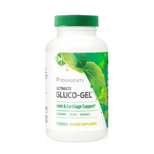 [BRSWGFQZAB4G22A3] Youngevity Ultimate Gluco-Gel™ – Bone Support Supplement with Glucosamine Sulfate and Gelatin – 120 Capsules