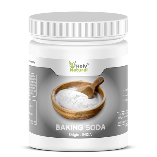 [BRSRAAIFBMHW2GQ2] Ho.ly Na.tu.ral Baking Soda 250 gm | Food Grade Sodium Bicarbonate | For Cooking, Baking & Cleaning