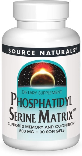 [BRSWIY35AQPBMYD2] Source Naturals Phosphatidyl Serine Matrix 500 mg - 30 Softgels