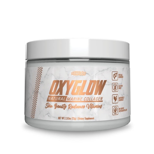 [BRSW2HQ3B4CGAFDU] EHP LABS OxyGlow Natural Marine Collagen Powder - Hydrolyzed Marine Collagen Peptides Powder - Boosts Skin Elasticity & Firmness, Accelerates Nail Growth & Strengthens Hair, 30 Serves (Unflavored)