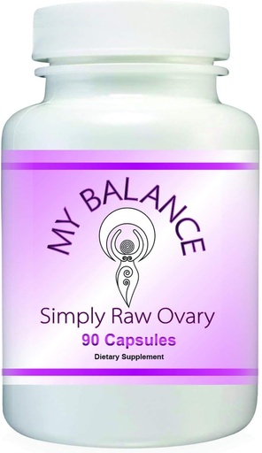 [BRSWGAYRAR5AAH3K] Simply Raw Ovary Glandular for Women's Health. Raw Bovine Ovarian Glandular 90 Capsules for Hormonal Support.